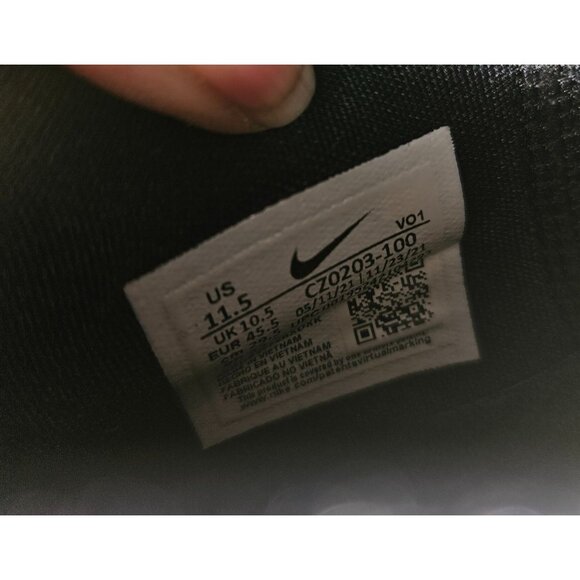 Nike LeBron XIX 19 Royalty Black Metallic Gold White Sneakers Men Size 11.5 - Picture 17 of 17